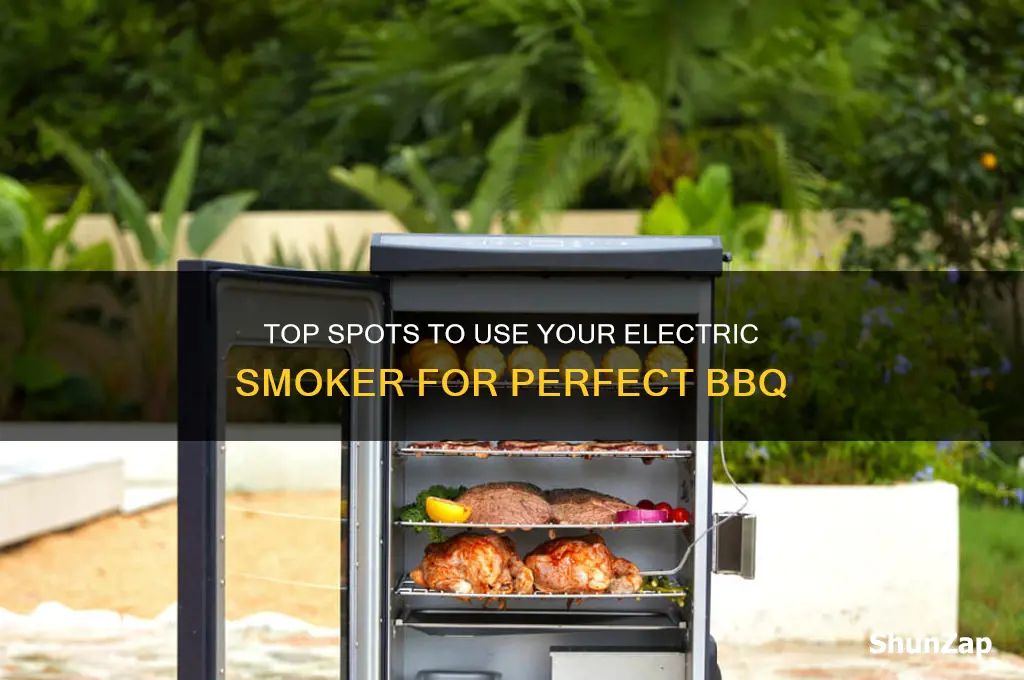 where is the best place to use an electric smoker
