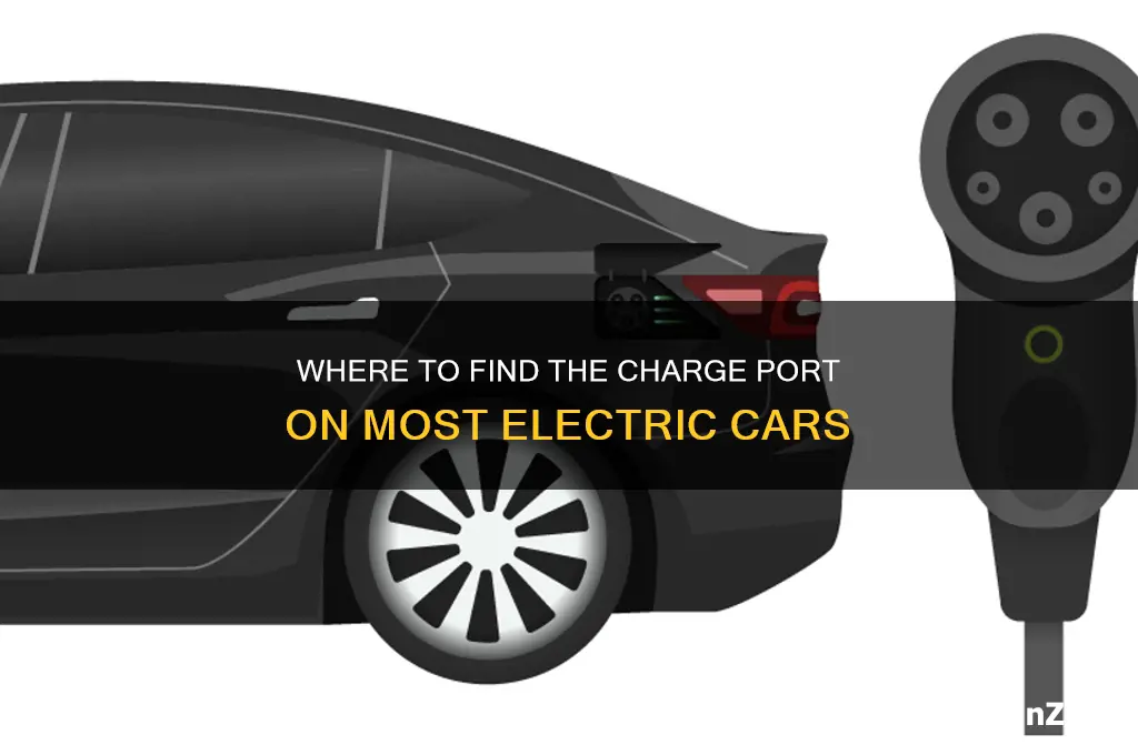 where is the charge port on most electric cars