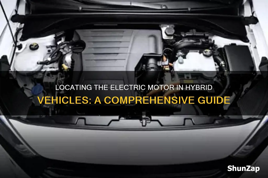 where is the electric motor on a hybrid car