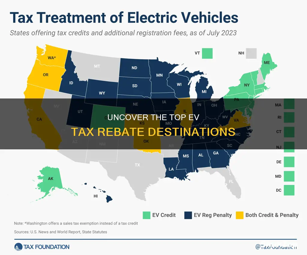 where is the most electric vehicle tax rebate