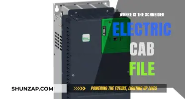 Schneider Electric: Locating the CAB File