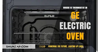 Finding the Thermostat in Your GE Electric Oven
