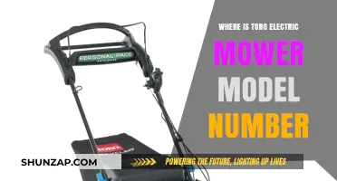Toro Electric Mower Model Number: Where to Find It