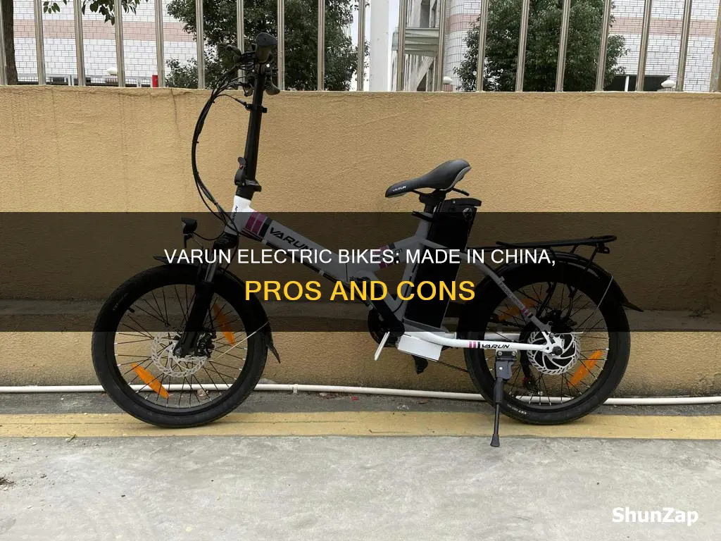 where is varun electric bikes made in china