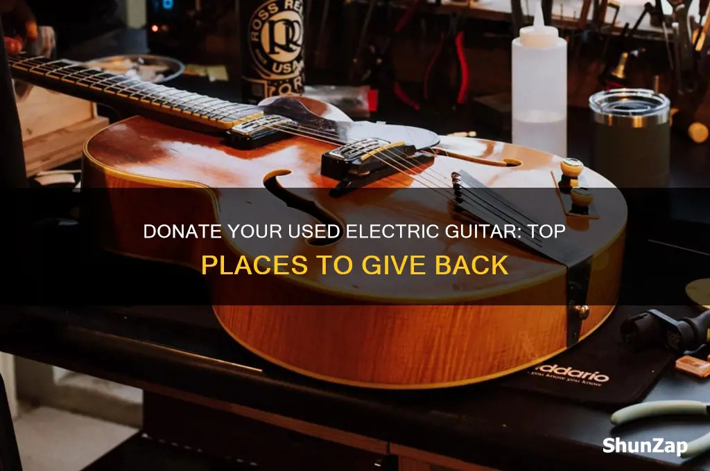 where ti donate used electric guitar