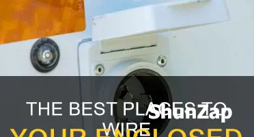 where to bring electric into enclosed trailer