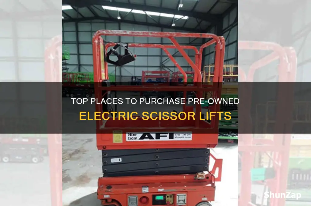 where to buy a used electric scissor lift