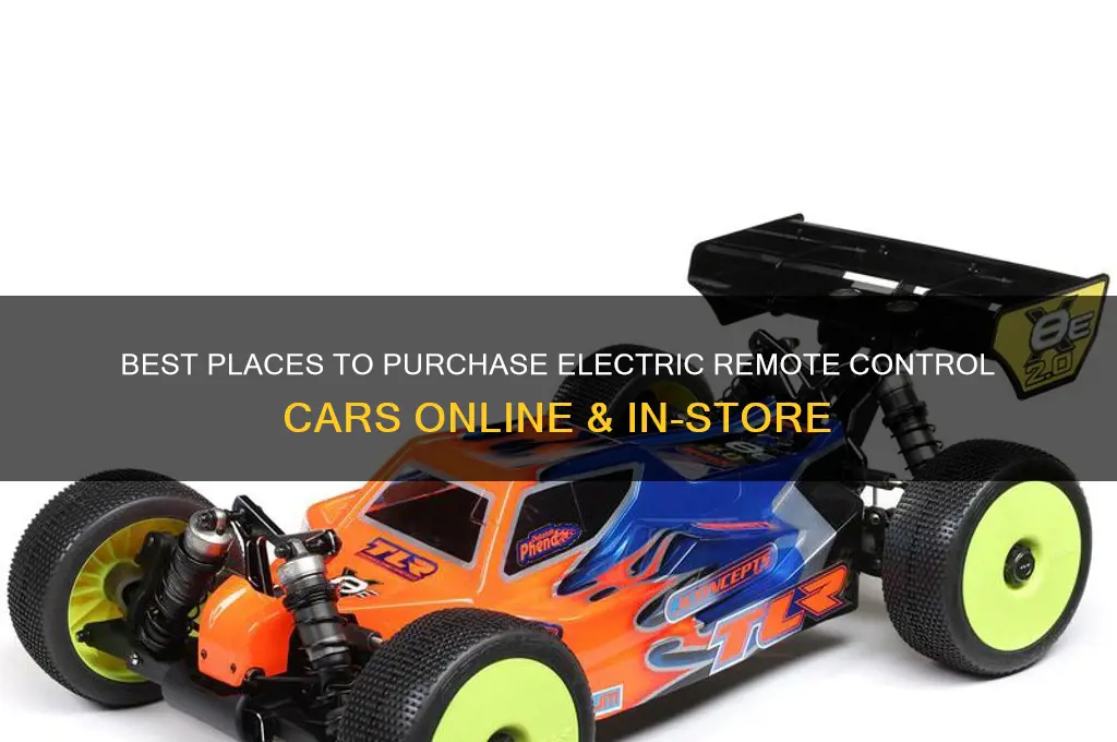where to buy electric remote control cars