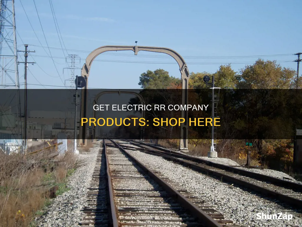 where to buy electric rr company products