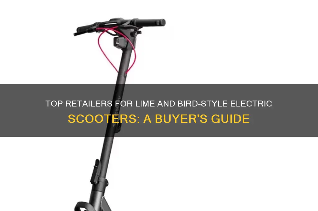 where to buy electric scooters that lime and bird use
