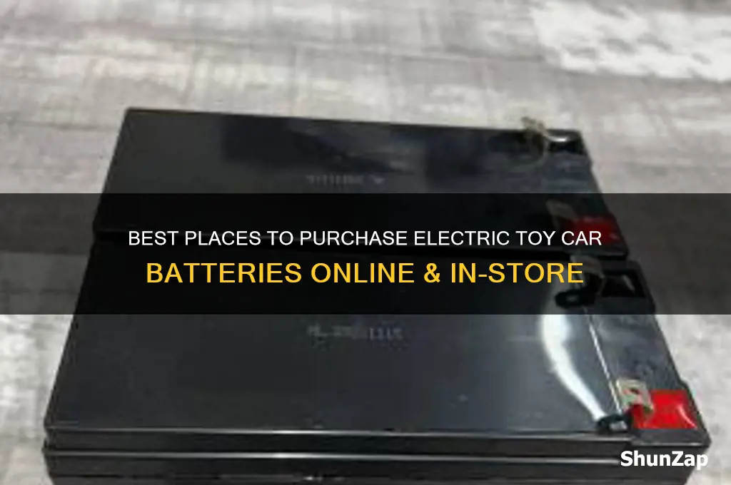where to buy electric toy car battery