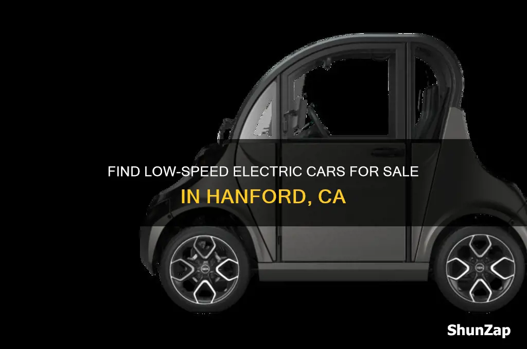 where to buy low speed electric cars in hanford ca