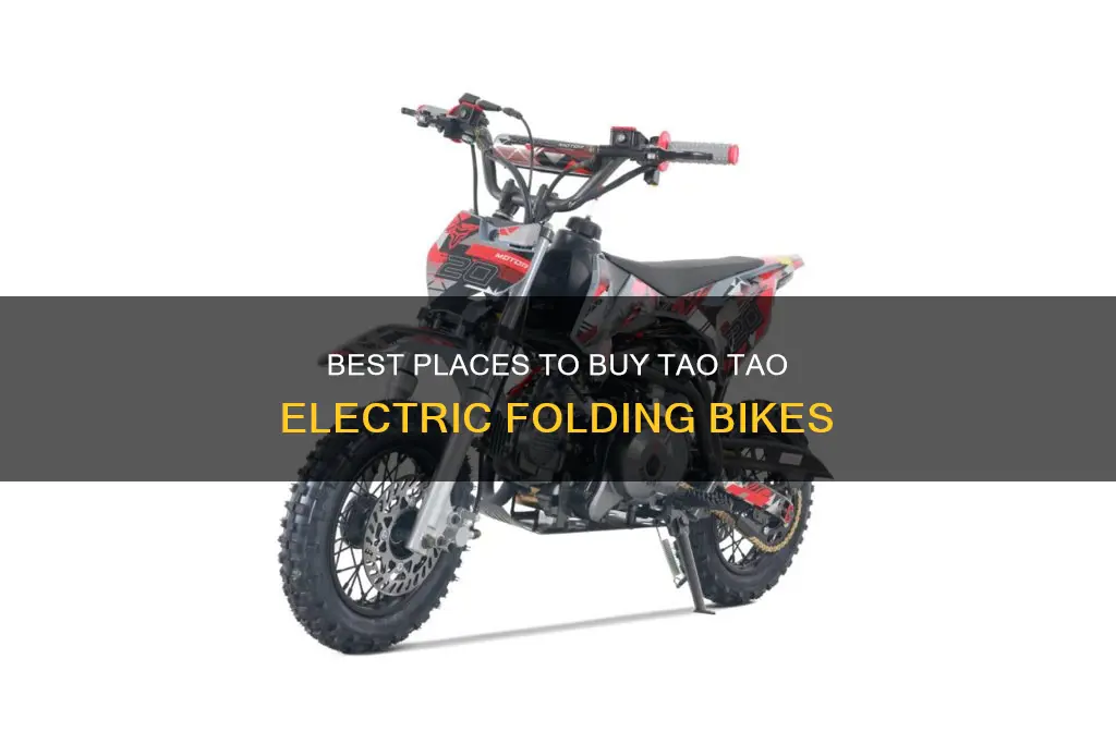 where to buy tao tao electric folding bike