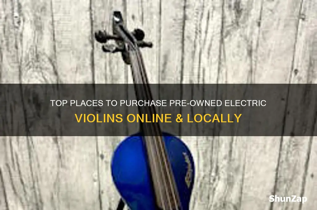 where to buy used electric violins