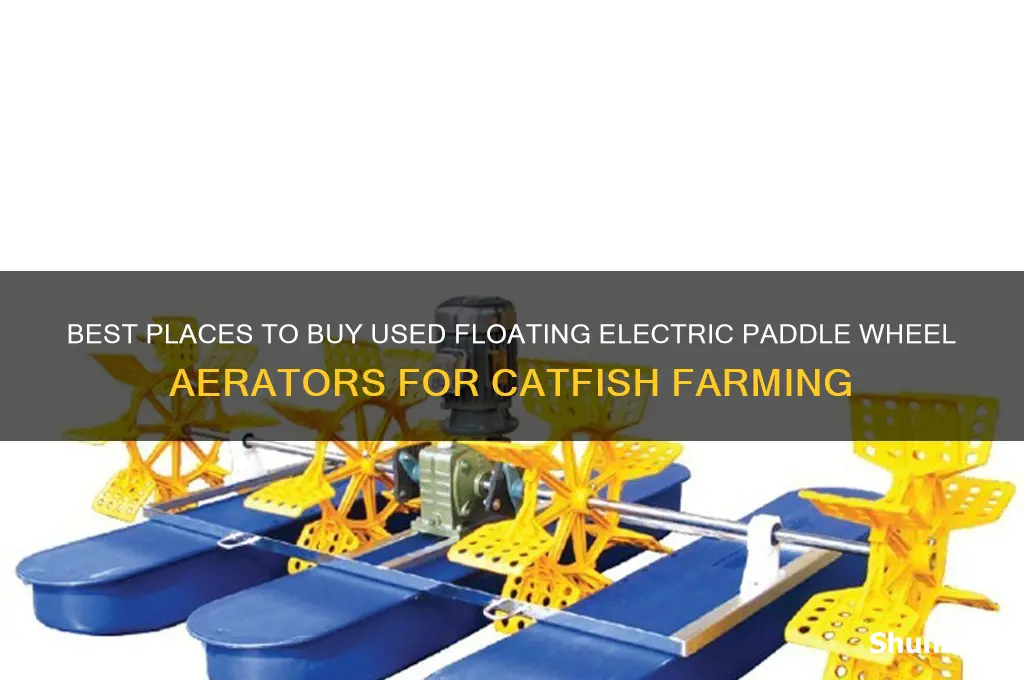 where to buy used floating electric paddle wheel aerator catfish