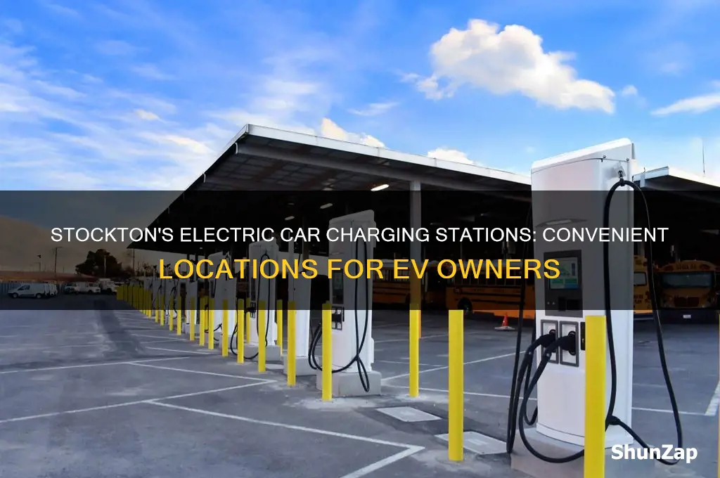 where to charge an electric car in stockton
