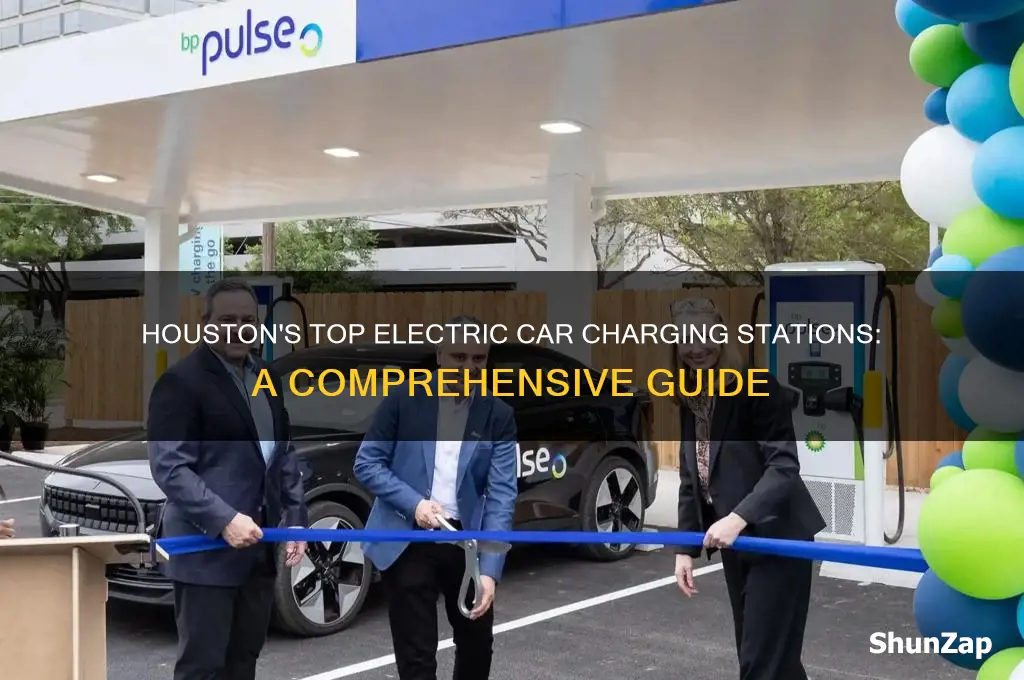 where to charge electric car houston