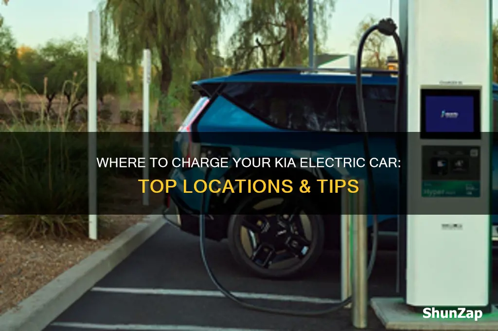 where to charge kia electric car