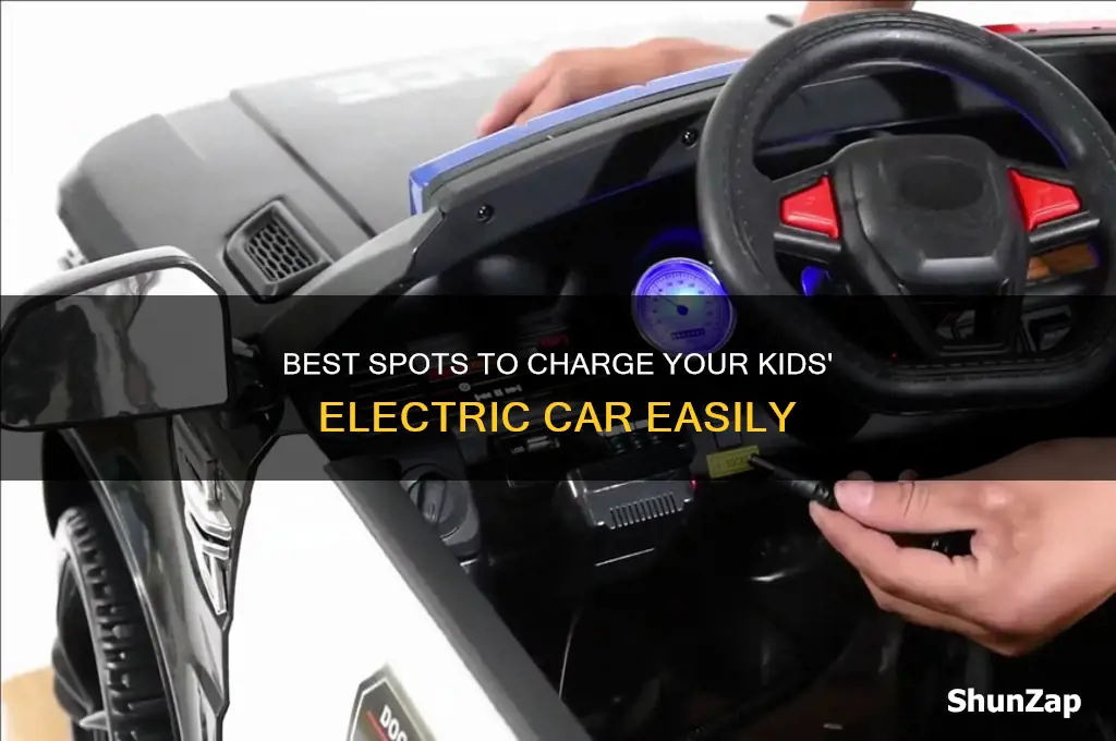 where to charge kids electric car