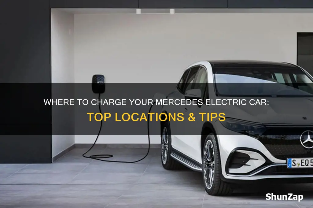 where to charge mercedes electric car