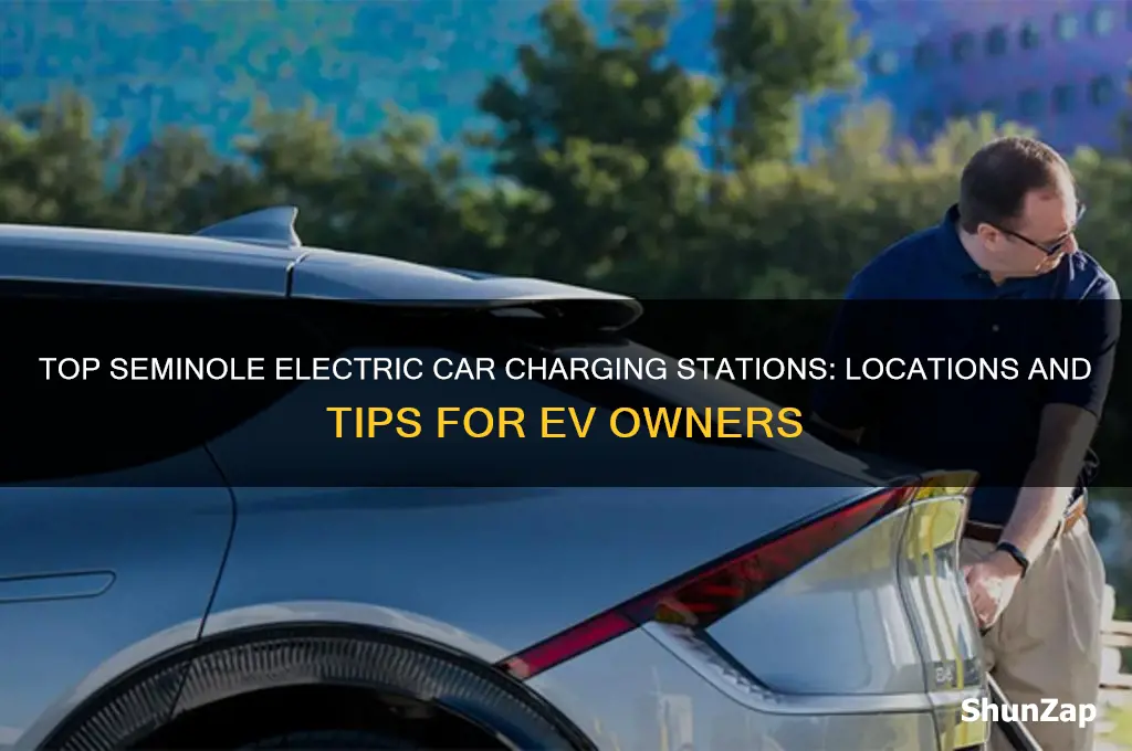 where to charge your electric car in seminole