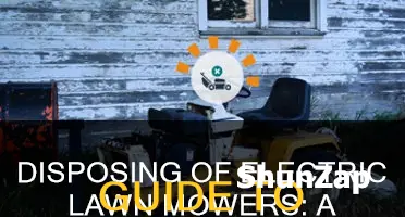 where to dispose of electric lawn mower
