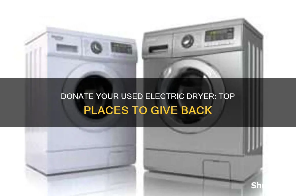 where to donate a used electric dryer