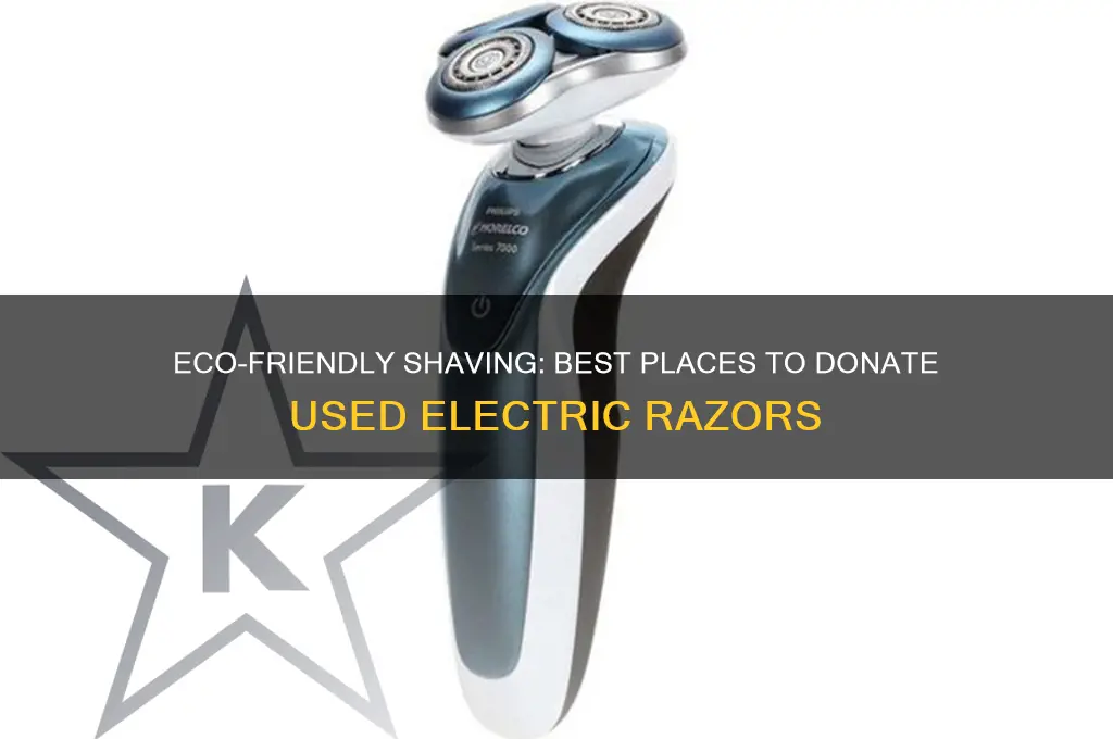 where to donate used electric razors
