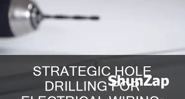 where to drill holes for electrical wiring