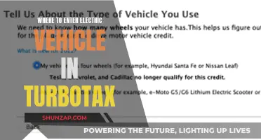 How to Report Electric Vehicle in TurboTax