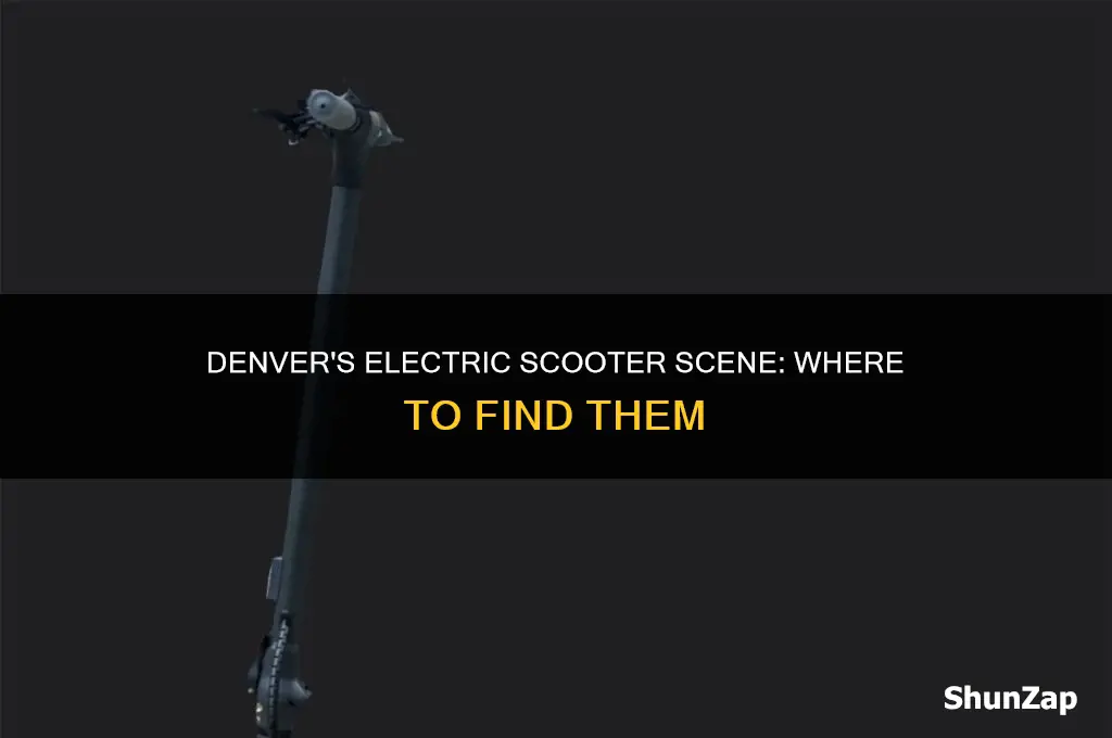 where to find electric scooters in denver