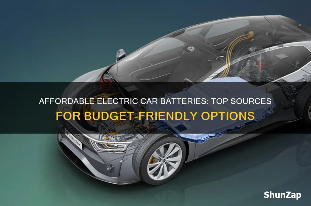 where to get cheap batteries for electric car