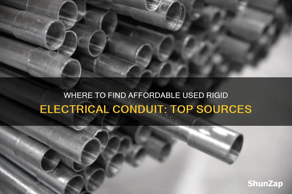 where to get used rigid electrical conduit