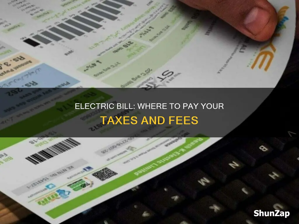 where to pay electric company taxes