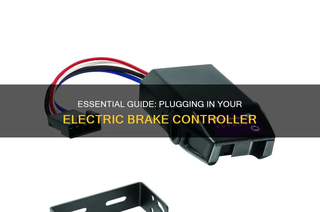 where to plug in electric brake controller