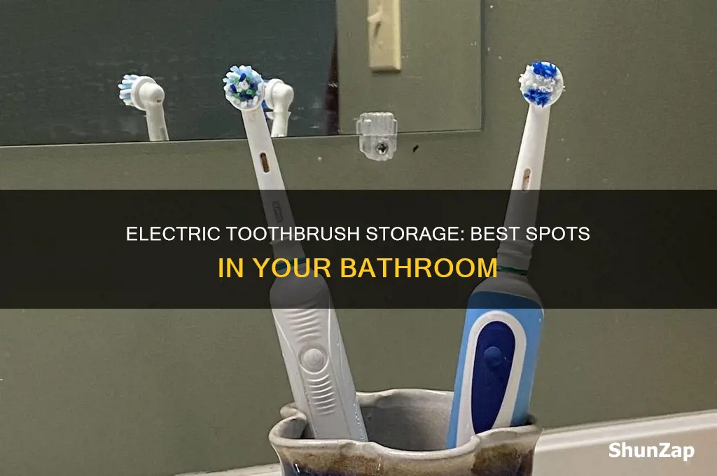 where to put electric toothbrush in bathroom