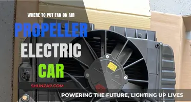 Optimal Fan Placement for Air Propeller Electric Car Efficiency