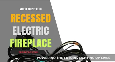 Recessed Electric Fireplaces: Where to Plug Them In?