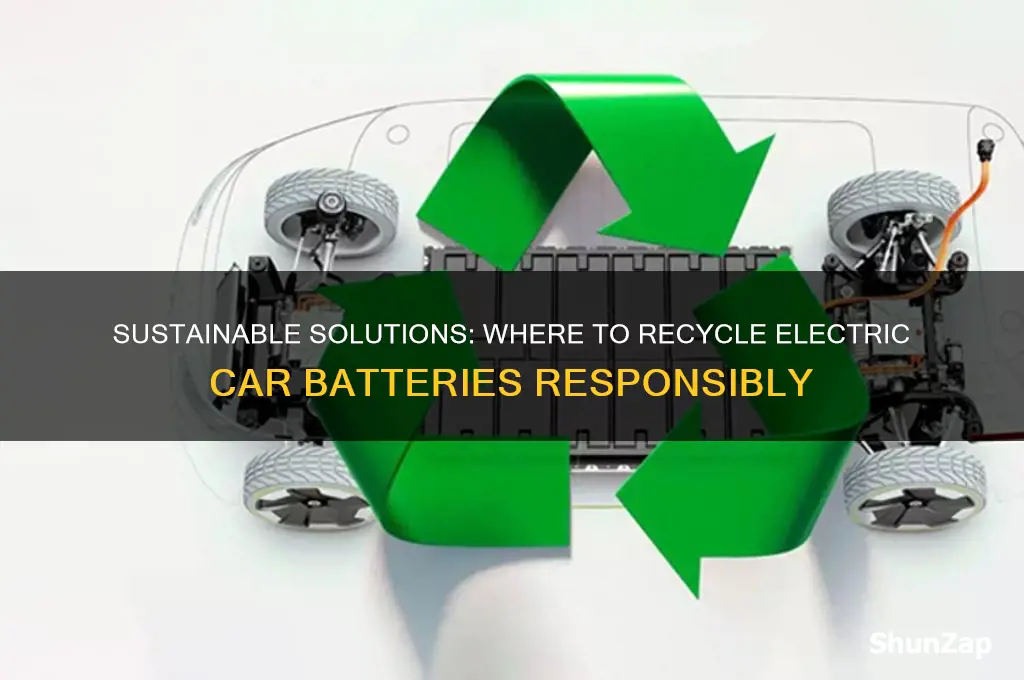 where to recycle electric car batteries