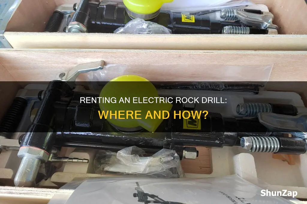 where to rent a electric rock drill