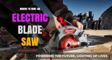 Renting an Electric Blade Saw: Where and How?