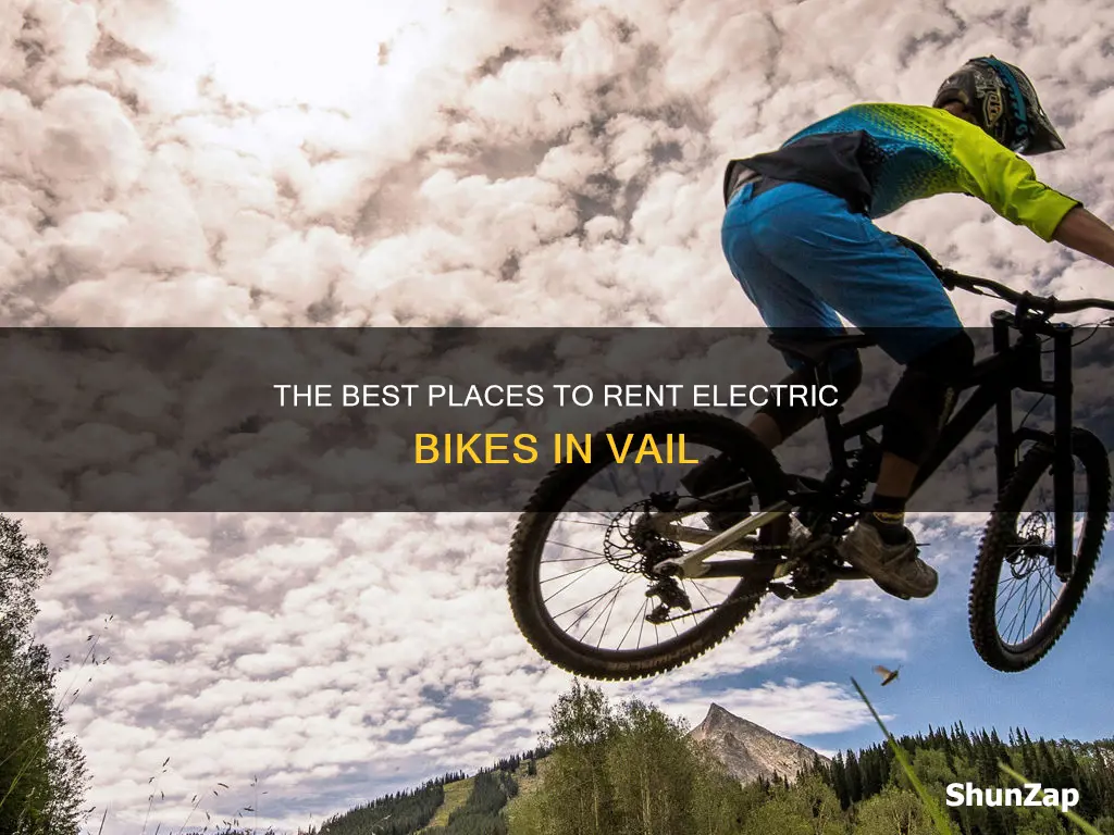 where to rent electric bikes in vail