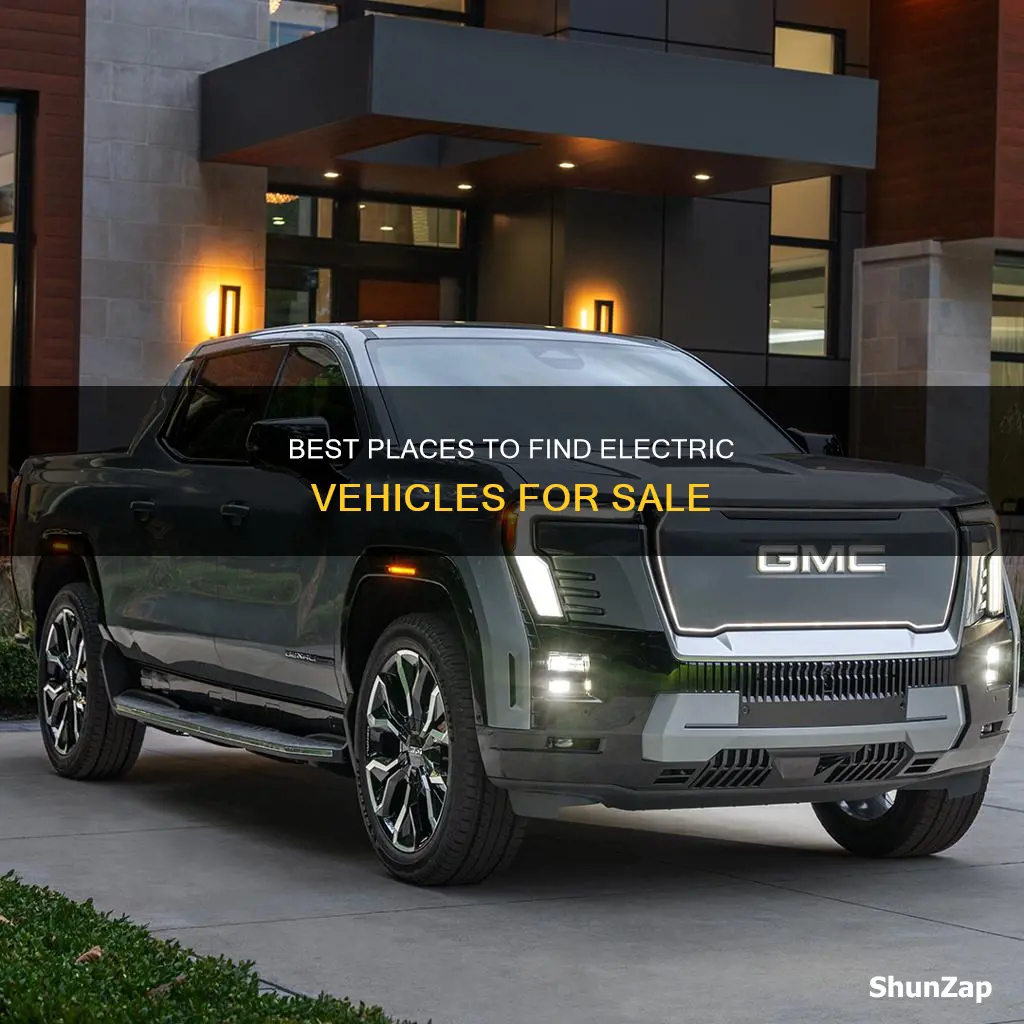 where to search for electric vehicles for sale