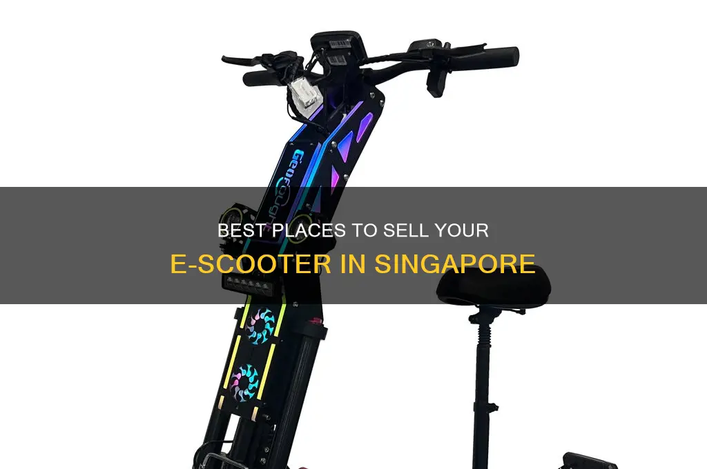 where to sell electric scooter in singapore