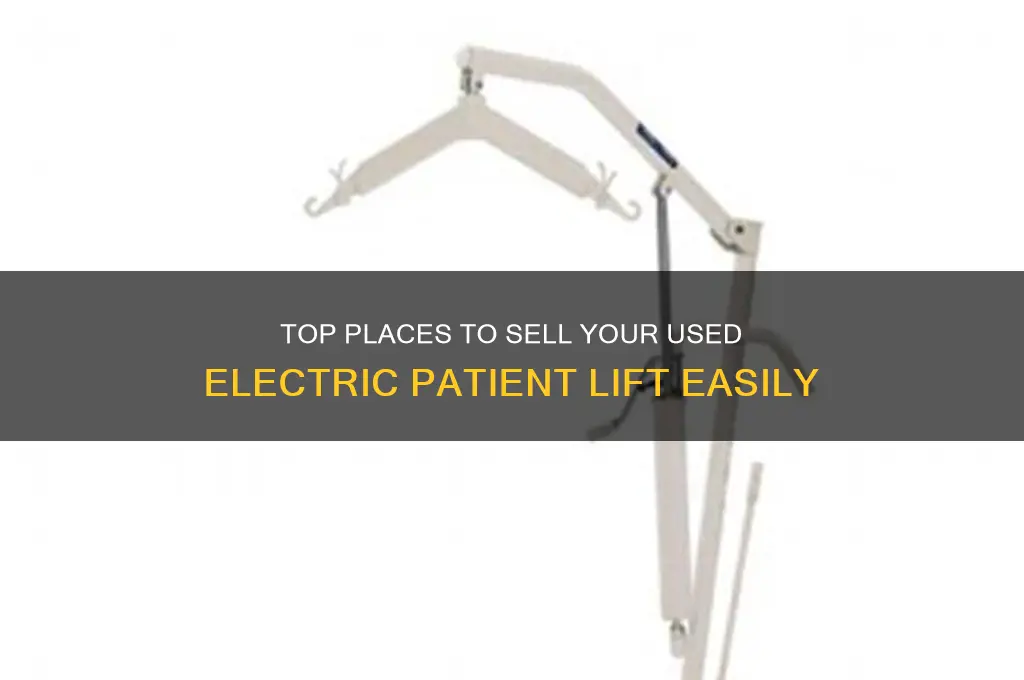 where to sell used electric patient lift