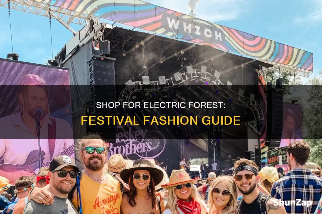 where to shop for electric forest clothes