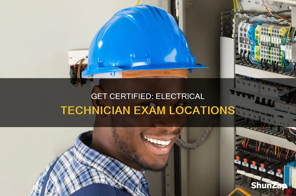 where to take certified electrical technician test