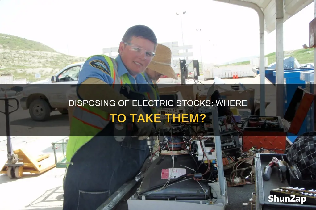 where to take electric stocw for disposal