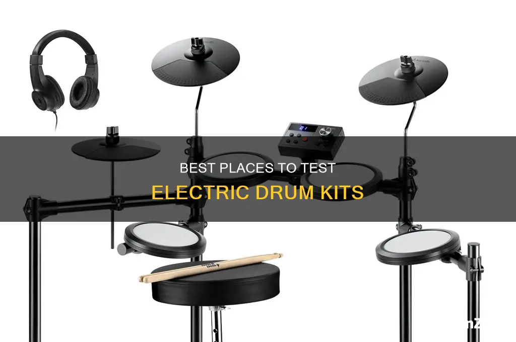 where to test out electric drum kits