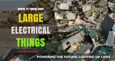 Large Electrical Item Disposal: Where and How?